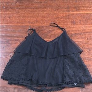 AMERICAN EAGLE CROPPPED LACE SHIRT